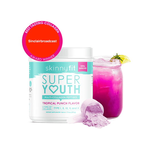 SkinnyFit Super Youth Multi-Collagen Peptides Tropical Punch Flavor Skinny Fit